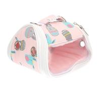 Hamster Small Carrier Portable Pink Breathable Cloth Bag for Animals