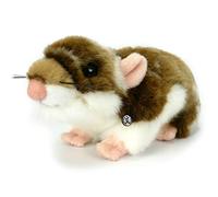Hamster Soft Toy Brown White Gold Hamster Plush Toy Flowers