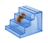 Hamster Stairs,Small Animal Cage Ladder - 2 In 1 Anti-slip Habitat for Digging Stimulation Mice Reptile Breeding Exercise Exploration Space