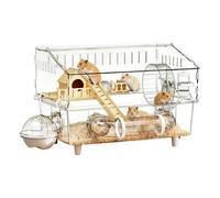 Hamster Stay,450 x 300 x 343 mm Detachable crate with enrichment possibilities | Mouse Cage | for Indoor Outdoor Play Travel Home
