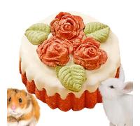 Hamster Teething Toys - Hamster Natural Chews Toys Cake Shaped | Guinea Toys Bunny Teeth Care Small Animals To Chew And Play With Induce Them To Grind Their Teeth