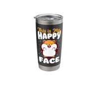 Hamster This is My Happy Face Stainless Steel Insulated Tumbler