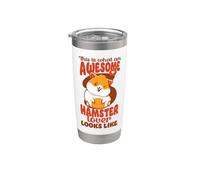 Hamster This is What an Awesome Hamster Lover Looks Like Stainless Steel Insulated Tumbler