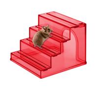 Hamster Timing House - 2 on 1 Anti - Slip Climbing Nesting Ramp, Pet Cage Habitat Furniture | Dig Exploration Toy for the