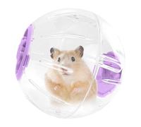 Hamster Toy Ball - Transparent, Breathable Plastic Rolling Structure, Compact, Portable Activity Accessories, Interactive Exploration Exercise Toy, Healthy Movement Solution for the Cage Floor