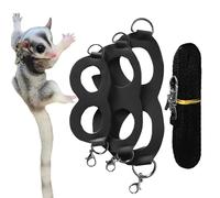 Hamster Traction Rope - Outdoor Sugar Floor Rope | Sugar Glider Harness Set, 3 Size Exit , Escape Equipment For Small Pets