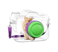 Hamster Transport Box for Travel, Hamster Transport Box in Camera Shape, Portable Small Animal Box, Pet Parents Holder, Voluntary Veterinarian Visit, Excursion, Camping, Walk, Park