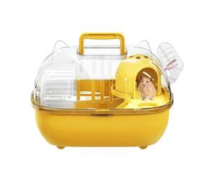 Hamster Transport Cage,With Water Bottle Portable Transparent Cover | Hamster Transport Box - For Gerbils, Ferrets, Chinchillas, Hedgehogs, Mice, Squirrels, On The Move, Home Use And Vet Visit
