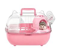 Hamster Transport Container - Carry Box for On the Go, Portable Mice Travel Bag for Travel, for Hamsters, Rabbits, Rodents, Lizards, Short Trips, Picnic and Farm
