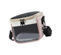 Hamster Travel Bag, JINGPIN Compact Shoulder Tote for Small Pets, Daily Outing Transportation, Carry for Local Visits, 15cm/5.9" Hamster Travel Bag, Portable Small Animal Tote, Shoulder Strap, Going