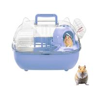 Hamster Travel Cage,Portable Transparent Cover Cute | Portable Hamster Cage - Gerbils Rabbits Ferrets Mice Squirrels Home Travel And Veterinary Visit