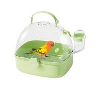 Hamster Travel Cage | PVC Chinchilla Carrier Cage With Water Bottle | Spacious Pet Bird Carrying Accessory for Hedgehog Macaws Cockatiels Sparrow Parakeet Lovebirds Conures