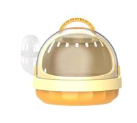 Hamster Travel Carrier - Hamster Carrying Case with Detachable Water Bottle | Portable Pet Carrier Bag | Panoramic Bag | Breathable Hamster Travel Cage for Guinea and Hedgehog