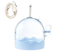 Hamster Travel Carrier - Portable Guinea Travel Cage | Adjustable Shoulder Strap | Small Pet Supplies Accessory | Play Home Forage Grooming Feeder Theme Accent, Indoor Outdoor Room Yard Garden Patio