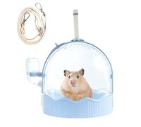 Hamster Travel Carrier | Small Animal Cage with Adjustable Shoulder Strap,Pet Carrier Backpacks for Play Walking Outdoor Garden Yard Farm Indoor Home Camping Patio