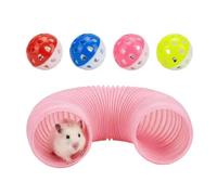 Hamster Tubes With Bell Balls Interactive Small Animal Tubes & Tunnels