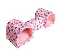 Hamster Tunnel - 21.26 Inch Soft Anti-Slip Pet Tube for Hamsters, Bunnies with Play Nest Rest Enrichment, Cage Accessory for Gerbils, Ferrets, Indoor, Outdoor, Small Animal and Entertainment Use