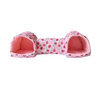 Hamster Tunnel Bed - 51 x 17 x 15 cm Tunnel Hide Out | Hamster Bed Tunnel Hide | Machine Washable Chinchillas House | Cage Accessories for Small Animals Pets Chinchillas Bunny Ferrets