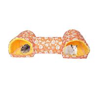 Hamster Tunnel Bed,Halloween Interactive Cage Accessories - Chinchillas Tunnels Sleeping Bed Hideaway | for Hedgehogs Small Animals Squirrels Pets