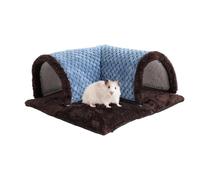 Hamster Tunnel Bed - Small Animal Tube, Bunny Tube, Hamster Bunny Tunnel Bed | Small Pet Tunnel Nest, Washable Small Animal Tube Cage House Sleeping Play Small Pet Cotton Nest Sleep