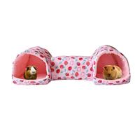 Hamster Tunnel - Cozy Hideaway Bed For Small Pets, Soft Washable Cage Accessories For Hamsters Gerbils Chinchillas Guinea Pigs Ferrets Bunnies Mice, Comfortable Resting House For Play Sleep Nest