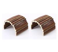 Hamster Tunnel Design: Crafted for small pets like hamsters and guinea pigs, this tunnel provides a secure and engaging pathway; The natural willow material offers a chew-resistant surface, while the