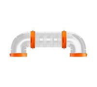 Hamster Tunnel, Small Animal Exercise Pipe, Modular Playground Tube House Hamsters, Short, Long, Mice, Gerbils, Fun Activity Habitat Indoor Use, Enrichment Toy for Pets