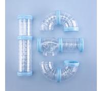 Hamster Tunnel Tubes Hamster Tunnel Tubes Can, DIY Landscape Design Pipelines Hamster Accessories Pipeline