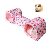 Hamster Tunnel, Washable Small Animal Tunnel Toys - Soft Anti-Slip Small Animal Cage Accessories Ferret Chinchilla Platgrounds Nest Rest Recreation Environmental Enrichment
