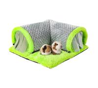 Hamster Tunnel - With A House With Privacy Curtains, Removable Hamster Toy For Interior Decoration, Enrichment, Exercise, Boredom, Ferret, Chinchilla, Gerbil, Hedgehog