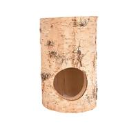 Hamster Tunnel Wood - Small Animal Tube, Wooden Pet Tunnel | Natural Tree Trunk, Chewable Exercise Tunnel for Hamsters, Mice, Gerbils, Rats, Guinea Pigs, Hedgehogs, Small Pet Hideaway, Fun Cag