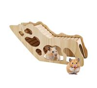 Hamster Tunnel | Wooden Climbing House Toys - Exercise Stairs in Cage Suitable for Hamsters and Squirrels, for Small Pets such as Squirrels Mice Gerbils