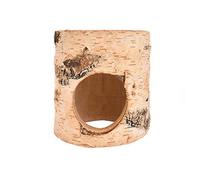 Hamster Tunnel - Wooden Hamster , Tree Trunk Tube | Natural Small Animal Tunnel for Syrian Dwarf Hamsters Gerbils Ferrets, Chewing Toy pa