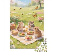 Hamster Unfolded in 1000 Pieces - Discover The Thrill of Wooden Puzzle Solving, An Unmatched Family Fun Experience
