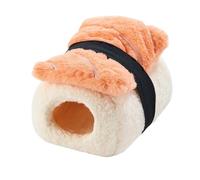 Hamster Warm Bed | Cute Sushi Shape Cave Pet Supplies - Hamster House Bed,for Sleeping Hiding Climbing Dwarf Chinchilla Sugar Glider Squirrel