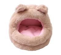 Hamster Warm Bed, Pet Hamster Warm House with Bed Inside, Dwarf Hedgehog, Warm Fleece Cozy Small Pet House, Cage Cave Accessories for Small Animal Squirrel Mice Glider Chinchilla Hamster Bunny