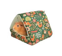 Hamster Warm Cottage - Multi Purpose Washable Winter Sleeping House | Soft Home For Rabbits Ferrets Small Pets, Indoor Bedding Accessory For Cage Nest Comfort Playroom Warmth Shelter Pet Supplies
