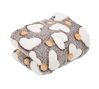 Hamster Warm Fleece Pad Soft Comfortable Winter Sleep Pad for Small Pets Wool Fleece 1 Unit (Love coffee)