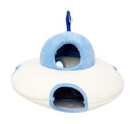 Hamster Warm House Ufo Shaped Nest Bed Cozy Hanging Hammock for Pets Like Dwarf Hamsters Guinea Pigs and Gerbils Adorable Design for Comfort and Fun Activities
