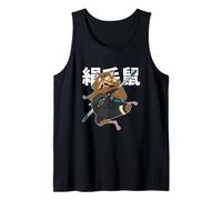 Hamster Warrior Bo Staff Fighter - Funny Martial Arts Tank Top