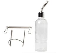 Hamster Water Bottle 350ml Leak-Proof Hanging Drinking Dispenser Clear Automatic Water Fountain For Small Animals Pets Sun Protection Shirt Belted Cardigan Clothing Sleeve Women For Ups