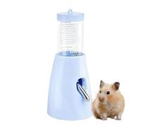 Hamster Water Bottle - 80ml Small Animal Drinker with Stand, Leakproof Open Bottom Drinker for Hamsters, Gerbils, Squirrels and Rabbits | Indoor Living