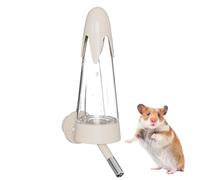 Hamster Water Bottle, Cage Dispenser Feeder, 7.64x3.15in Leakproof No Drip Design, Easy Install Construction, Small Animals for Travel, Drinking, Feeding, Home, Gliders, Outdoor
