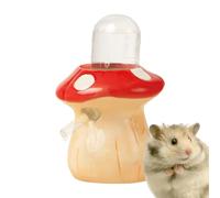 Hamster Water Bottle - Cute Ceramic Mushroom Shape Leakless Hamster Water Bottle for Small Animals Squirrels Balcony Cage L Apartment Living Room