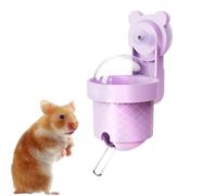 Hamster Water Bottle for Glass Tank - No-Drip Small Pet Cage Dispensing Bottles,Little Animal Drinking Accessories for Hamsters, Chinchillas, Hedgehogs, Bunnies