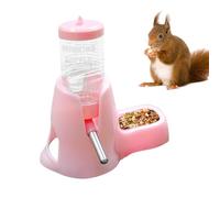 Hamster Water Bottle, Hamster Making Bowl and Water Bottle, Fall Prevention - Stable Feeder Anti -Slipper Mouse - Small Pet -, Rust - HA Water Bottle - Muster