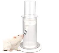 Hamster Water Bottle No Drip - 4 oz Guinea Pig Water Bottle for Glass Tank with Stand Leak Proof Small Animal Water Dispenser for Gerbil Chinchilla Ferret Squirrel Hedgehog