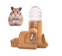 Hamster Water Bottle,No Drip Food Feeder - Leakproof Rolling Bead Design Squirrel Water Bottle | for Ferret Bunny Squirrel Hedgehog Chinchilla Cage Crate Enclosure