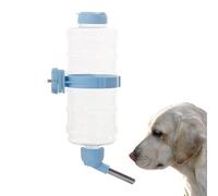 Hamster Water Bottle, No-Drip Pet Dispenser, 11.81x4.57x4.57 inches Automatic Feeder System, Leak-Proof Cage Mount, Transparent, 1 Piece, for Chinchilla, Hedgehog, Mice, Cat Dog Use