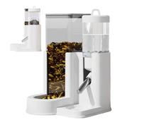 Hamster Water Bottle - Small Animal Water Bottle - 2-in-1 Automatic Bunny Feeder and Waterer for Small Animal Indoor Outdoor Living Room Bedroom Hamster Gerbil Chinchilla